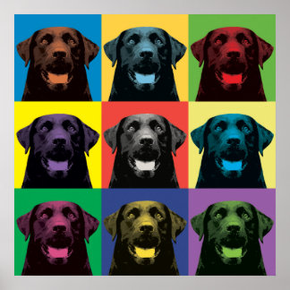 Labrador Retriever Pop-Art Poster