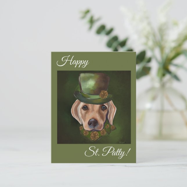 LABRADOR RETRIEVER POSTCARD (Standing Front)