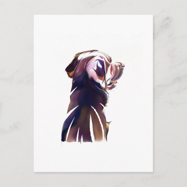 Labrador Retriever Postcard – Dog Lover Gift (Front)