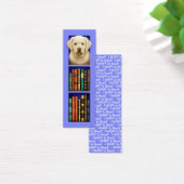 Labrador Retriever Puppy Blue Bookmark (Desk)
