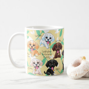 labrador retriever puppy coffee mug