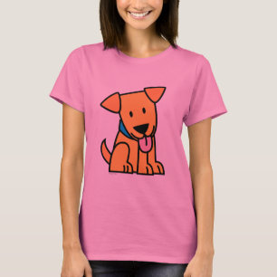 Labrador Retriever puppy dog sit golden cute pup T-Shirt