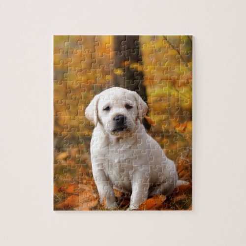 Labrador retriever puppy jigsaw puzzle