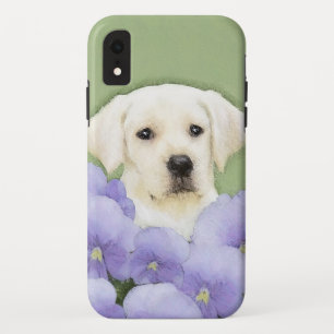 Labrador Retriever Puppy Painting Original Dog Art iPhone XR Case