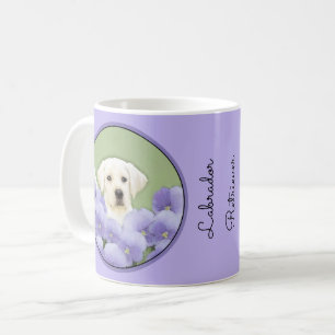 Labrador Retriever Puppy Painting Original Dog Art Coffee Mug