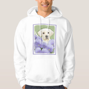 Labrador Retriever Puppy Painting Original Dog Art Hoodie