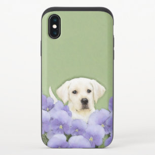 Labrador Retriever Puppy Painting Original Dog Art iPhone X Slider Case