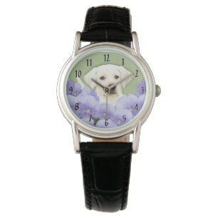 Labrador Retriever Puppy Painting Original Dog Art Watch