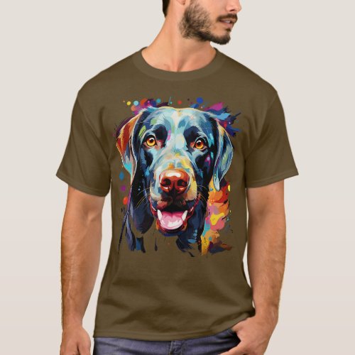 Labrador Retriever Rainbow T_Shirt
