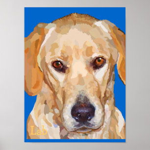 Labrador Retriever "Reggie" Poster