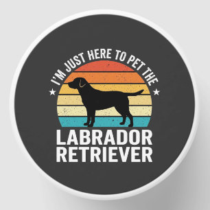 Labrador Retriever Retro Dog Petting Mini Candle Favors