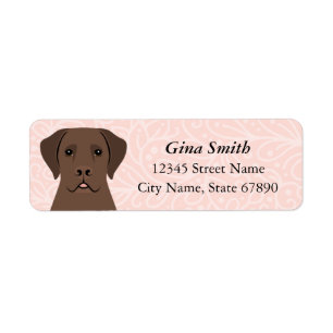 Labrador Retriever Return Address Labels