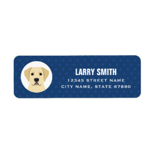 Labrador Retriever Return Address Labels