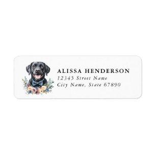 Labrador Retriever Return Address Labels