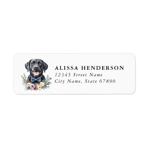 Labrador Retriever Return Address Labels