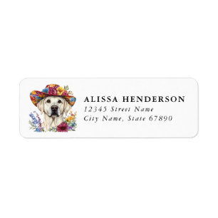 Labrador Retriever Return Address Labels