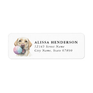 Labrador Retriever Return Address Labels