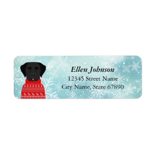 Labrador Retriever Return Address Labels