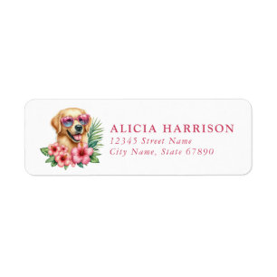 Labrador Retriever Return Address Labels