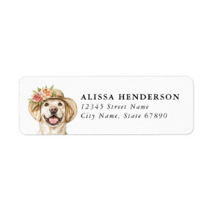 Labrador Retriever Return Address Labels