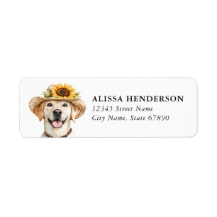 Labrador Retriever Return Address Labels
