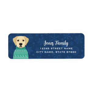 Labrador Retriever Return Address Labels