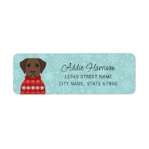 Labrador Retriever Return Address Labels