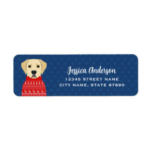 Labrador Retriever Return Address Labels