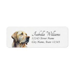 Labrador Retriever Return Address Labels