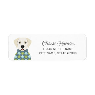 Labrador Retriever Return Address Labels