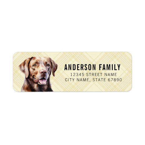 Labrador Retriever Return Address Labels