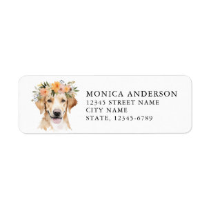 Labrador Retriever Return Address Labels