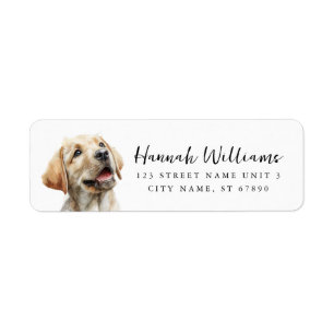 Labrador Retriever Return Address Labels