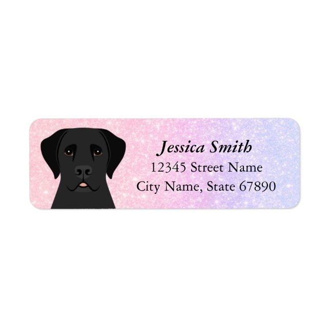 Labrador Retriever Return Address Labels (Front)