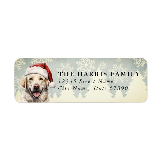 Labrador Retriever Return Address Labels (Front)