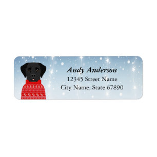 Labrador Retriever Return Address Labels