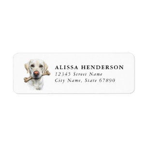 Labrador Retriever Return Address Labels