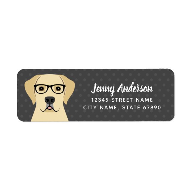 Labrador Retriever Return Address Labels (Front)