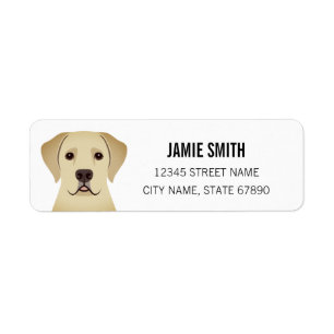 Labrador Retriever Return Address Labels