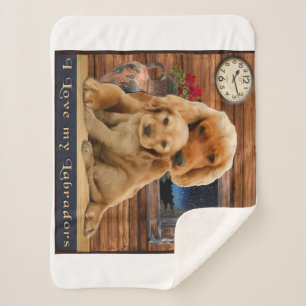 Labrador Retriever Sherpa Blanket