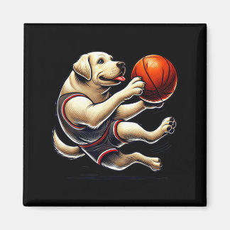 Labrador Retriever Shooting Basball Magnet
