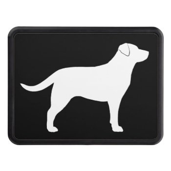 Labrador Retriever Silhouette Trailer Hitch Cover by jennsdoodleworld at Zazzle