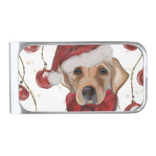 LABRADOR RETRIEVER  SILVER FINISH MONEY CLIP