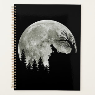 Labrador Retriever Stand On Mountain Halloween Planner
