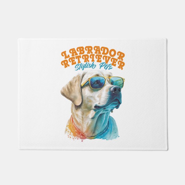 Labrador Retriever Stylish Pets Doormat (Front)