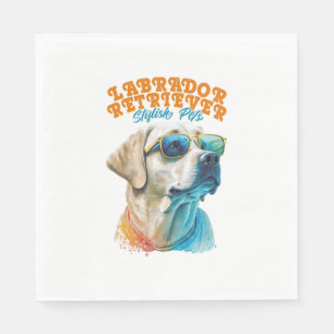 Labrador Retriever Stylish Pets Napkins