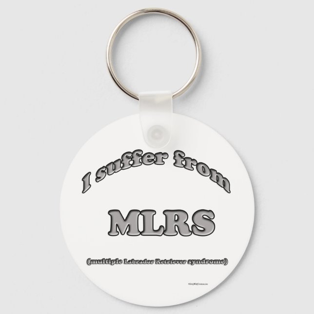 Labrador Retriever Syndrome - Keychain (Front)