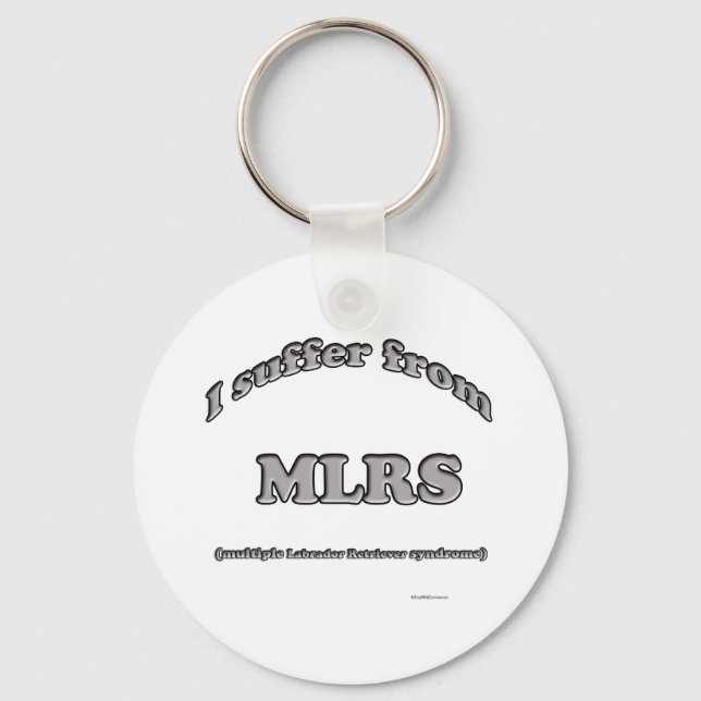 Labrador Retriever Syndrome Keychain (Front)