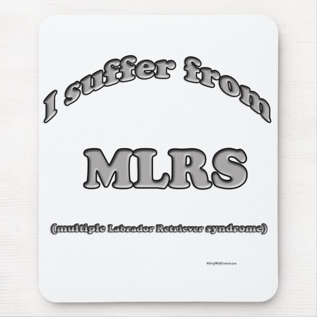 Labrador Retriever Syndrome Mouse Pad (Front)