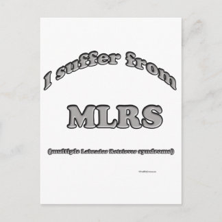 Labrador Retriever Syndrome Postcard